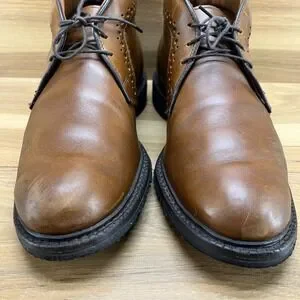 Allen Edmonds Bellevue Mens Boot Size 9.5 D Brown Leather Lace Up Ankle Chukka Mens Allen Edmonds Bellevue Brown Leather Chukka Lace Up  main image 4